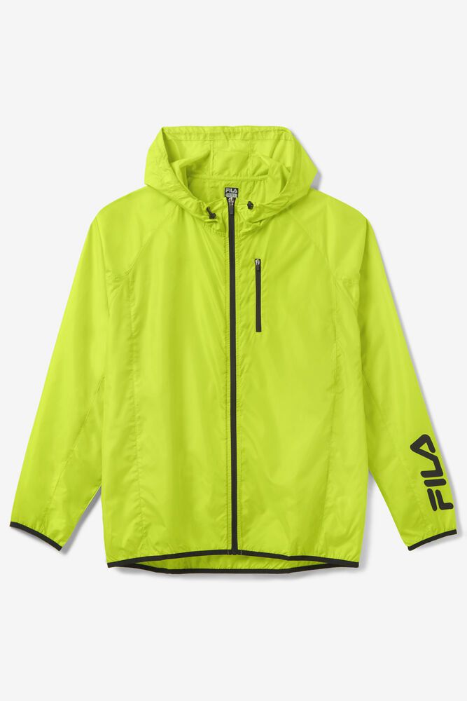 Jachete Fila Barbati Verzi Deschis Trail Run Windbreaker KZTP-93152